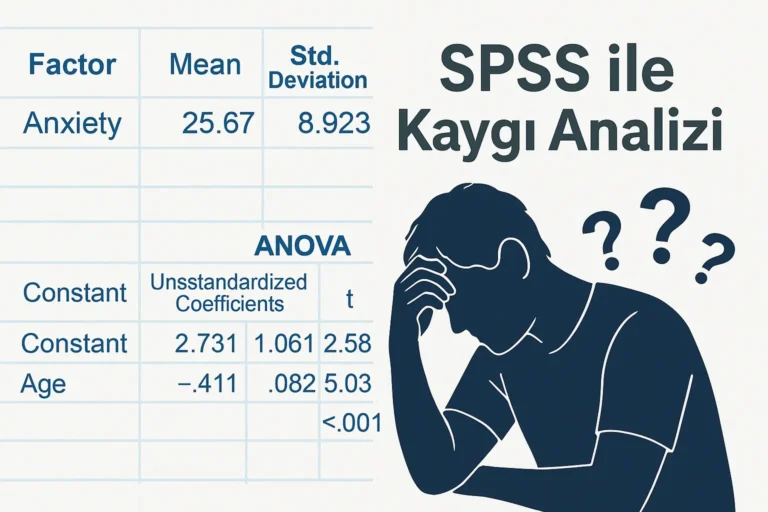 spss ile kaygı analizi